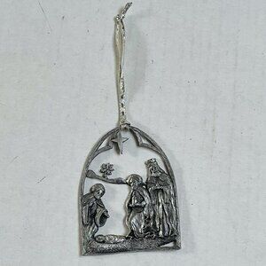 Camco PewterThree Kings Baby Jesus Religious Ornament Christmas Home Decor